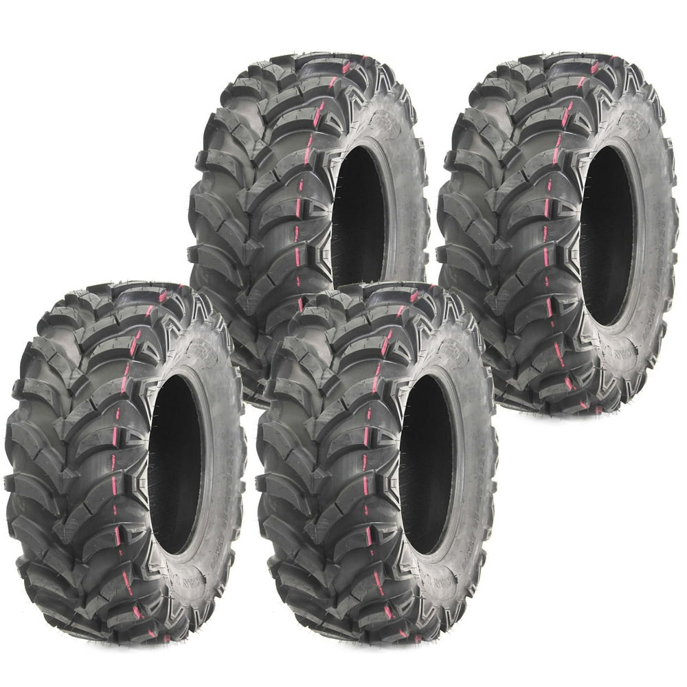 Set 4 WANDA ATV tires 24x911 Front & Rear for 8689 Honda TRX350 4x4