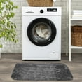 thumbnail image 2 of Garland Rug Gramercy Washable Polypropylene Cinder Gray Bath Rug, 24" x 40", 2 of 7