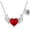 Letter B, variant on Angel Wings Heart Necklace Customize with Letter Initial A-Z 925 Sterling Silver Carnelian Necklace Guardian of love Angel Pendant Jewelry Christmas for Women Mothers