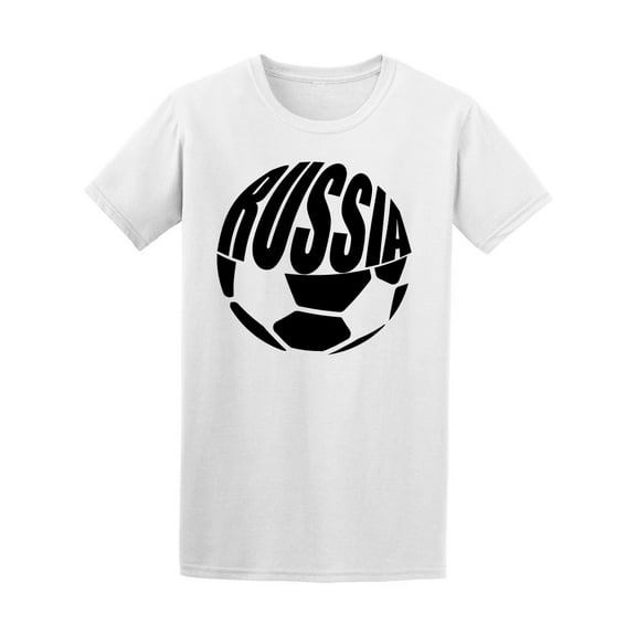 Russia Soccer Ball Logo Tee Men's -Image by Shutterstock