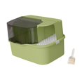 thumbnail image 3 of Caja de arena para gatos Strade Fareast Limited Inodoro grande Verde, 3 of 8