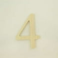 thumbnail image 1 of Package of 1, 18 Inch X 3/4" Baltic Birch "4" Plywood Numbers In The Times New Roman Font | Thick For Art & Craft Project, Made in USA, 1 of 1