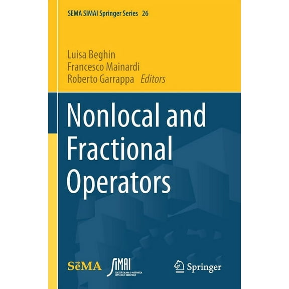 Sema Simai Springer Nonlocal and Fractional Operators, Book 26, (Paperback)