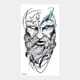 thumbnail image 5 of Pegatina de papel para tatuaje de animales, tigre, león, cabeza de lobo, medio brazo, pegatina grande de transferencia de agua, 5 of 6