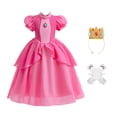 thumbnail image 1 of Cosplay Performance Costume Children's Princess Dress Giri Peach Princess Skirt, 1 of 6