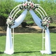 thumbnail image 4 of LUVODI 8.5Ft Metal Wedding Garden Arch Trellis Heavy Duty Backdrop Balloon Archway Decoration Stand with Sturdy Base, 4 of 12