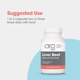 thumbnail image 4 of ARG Liver Beef Natural Glandular - 1000 mg Bovine Liver - Supports Liver Function - Hypoallergenic Formula - 62 Servings - 125 Count, 4 of 7