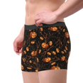 thumbnail image 2 of Yiaed Halloween With Pumpkins Print Men's Soft Cotton Boxer Shorts Breathable Boxers Underwear Moisture-Wicking Underwear Stretch Boxer Briefs for Man-X-Large, 2 of 5