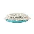thumbnail image 4 of The Pioneer Woman Polyester Contemporary Round Decorative Pillow, 18" x 18", Blue, 1 Pack, 4 of 5