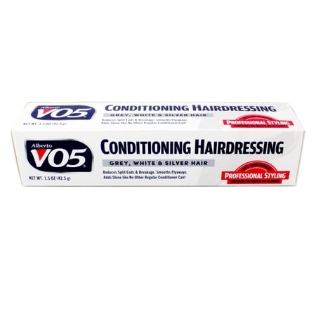 Alberto VO5 Conditioning Hairdressing Frizz Control Conditioner Gray/White/Silver Blonde 1.5 OZ