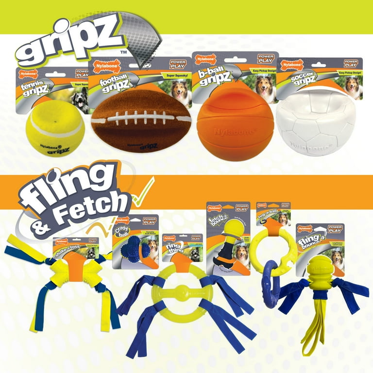 【don balon】サッカー　ピンバッチ　37個セット　南米&欧州 Power Play Gripz Dog Soccer Ball Toy | Nylabone
