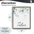 thumbnail image 4 of Stupell Industries Contemporary And Relax Minimal Herbs Brown Floating Frame Canvas Art, 17 x 21, by Lettered and Lined, 4 of 8