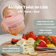 thumbnail image 4 of WeeSprout Baby Food Containers - Small 4 oz Containers With Lids, Leakproof & Airtight, Set of 12, 4 of 7