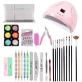 thumbnail image 2 of Nail Powder Nail File Rhinestone Jewelry Set, 2 of 5