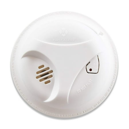 First Alert Battery Powered Smoke Alarm with Silence Button,