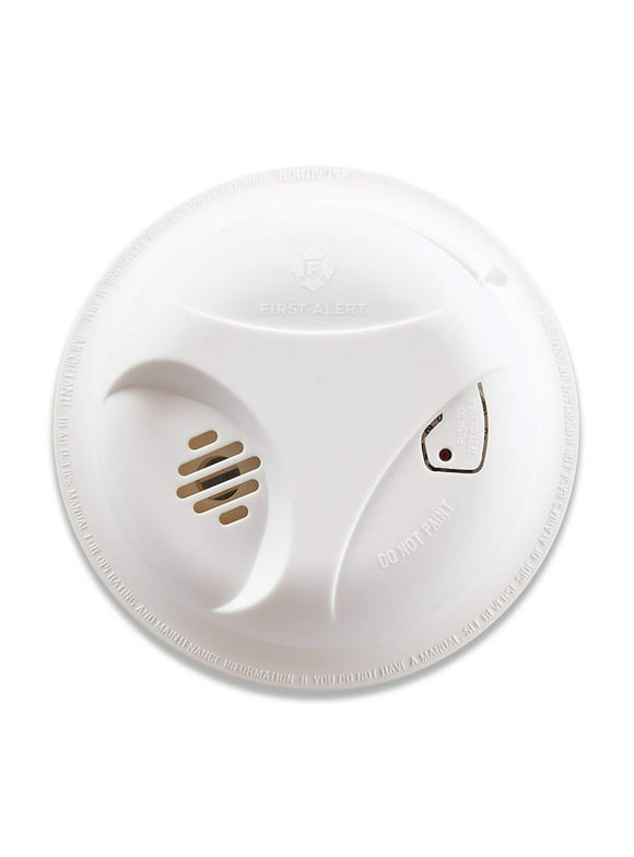First Alert Ionization Smoke Alarm, Battery Operated, SA303CN4, White, 1 Each