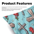 thumbnail image 2 of Bed Pillow Inserts with Unique Patterns - Set of 2, 16x16, 18x18, 20x20 Inches - Ideal for Throw Pillow Covers and Home Decor, 2 of 6