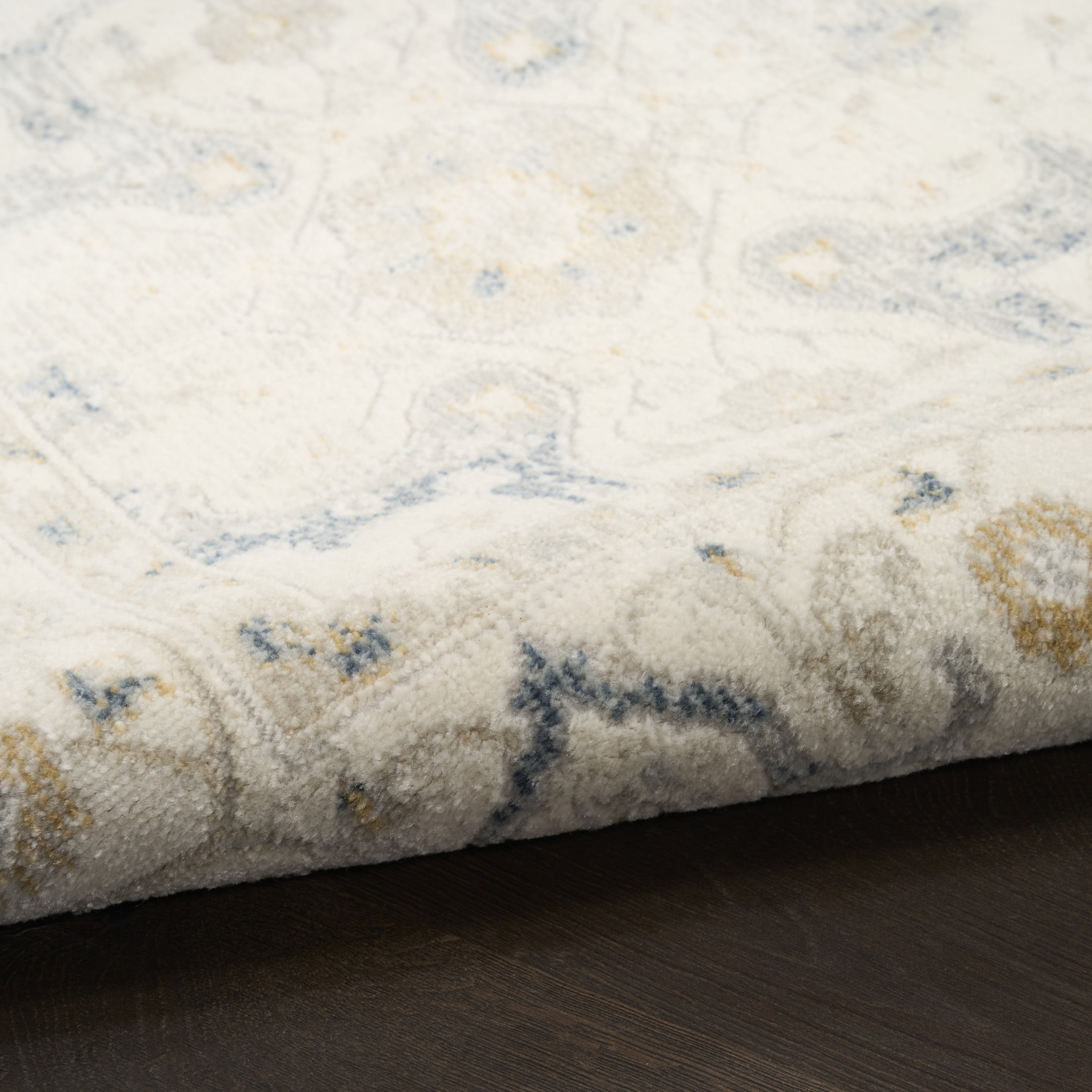 Nourison Pardis 7'10" x 9'10" Light Blue Vintage Indoor Rug