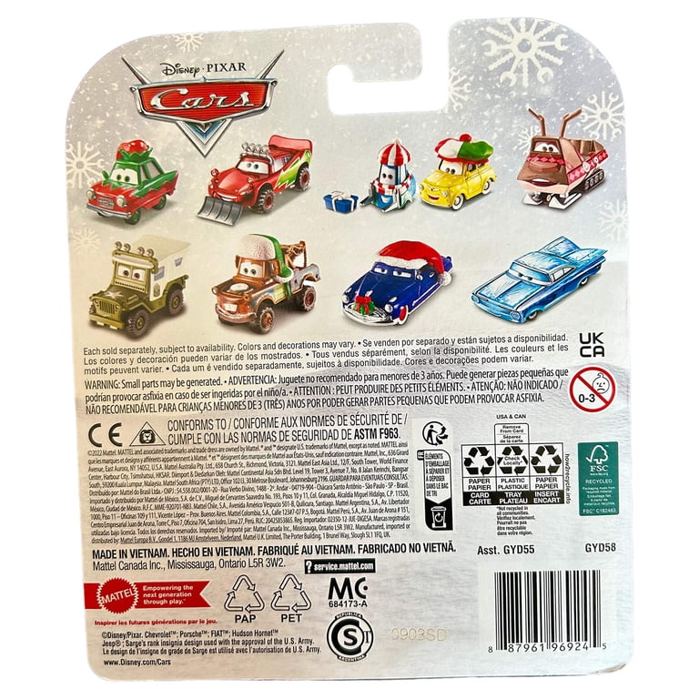 Disney Pixar Cars Sally Die-Cast Vehicle 2021 Holiday Edition
