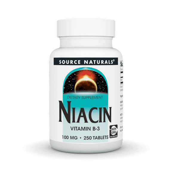 Source Naturals Niacin, Vegan Vitamin B-3100 mg , 100 Tablets