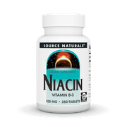 Source Naturals Niacin, Vegan Vitamin B-3100 mg , 100 Tablets