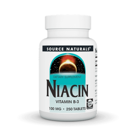 Source Naturals Niacin, Vegan Vitamin B-3100 mg , 100 Tablets