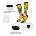 thumbnail image 4 of Saiise Sml Jeffy Ap Funny Socks Men Women Boys Kids Adults Novelty Graphic Crew Tube Socks Crazy Design Casual Dress Socks for Sports,Running,Travel, 4 of 7