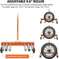 thumbnail image 4 of Tire Wheel Dolly, Tire Lift Moving Tool Dollies for Truck Car Vehicle Tire, Heavy Duty Adjustable Rolling Wheel Dolly for Workshop Garage, 330 LBS Capacity, 4 of 9