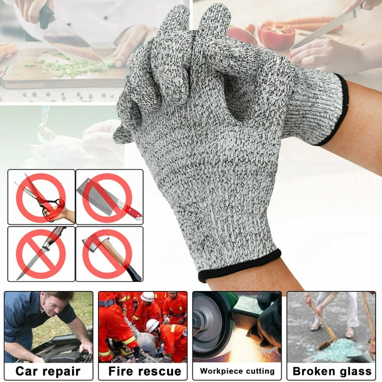 Protective Cut Resistant Gloves Level 5 Certified Safety