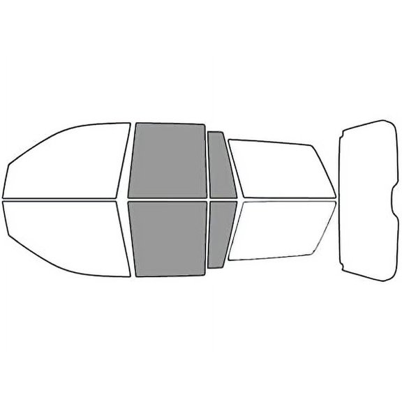 Rvinyl Car Window Pre Cut Tint Kit Back 50% Single Ply Fits Jeep Grand Cherokee 1999-2004