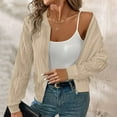 thumbnail image 4 of Hjlmsx Bomber Jacket for Women Textured Lightweight Zip Up Jackets Casual Stand Collar Zipper Coat Fall Fashion Outerwear Top Khaki XL, 4 of 9