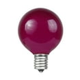 thumbnail image 2 of Novelty Lights Purple G40 Globe 5 Watt Incandescent Light Bulbs, 2 of 6