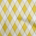 thumbnail image 1 of oneOone Polyester Spandex Yellow Fabric Argyle Craft Projects Decor Fabric Printed By The Yard 56 Inch Wide, 1 of 4