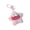 Pink, variant on Plush Five Point Star Key Holder Adorable Winter Gift For Women Soft Bag Charm Birthday Souvenir