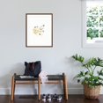 thumbnail image 3 of Art.com Bees and Botanicals III Art Print by Leah York, Brown Frame Wall Art, 23" x 29", 3 of 5