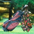 thumbnail image 5 of LRD Magnetic Microfiber Golf Towel X-Large w/ Clip for Bags, Carts & Clubs Jungle Cat, 5 of 7