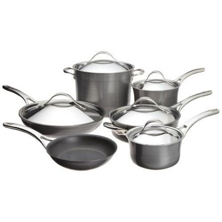 Anolon Nouvelle Copper 11 Piece Nonstick Cookware Set in Dark (Best Anolon Cookware Set)