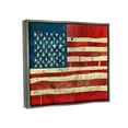 thumbnail image 3 of Stupell Industries United We Stand Independence Day Festive American Flag Painting Luster Gray Floating Framed Canvas Print Wall Art, Design by Stephanie Burgess, 3 of 8