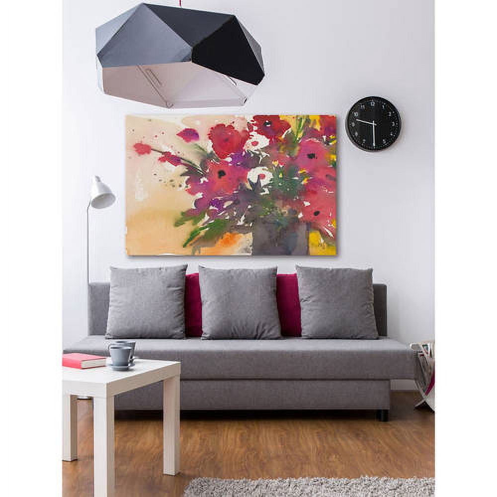 Marmont Hill "Bursting Impatients" Painting Print on Wrapped Canvas