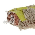 thumbnail image 4 of Nassau Collection Rust and Yellow Eclectic Style Throw Blanket  52" x 67", 4 of 5