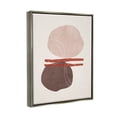 thumbnail image 3 of Stupell Abstract Round Shapes Contemporary Abstract Painting Gray Floater Framed Art Print Wall Art, 3 of 6