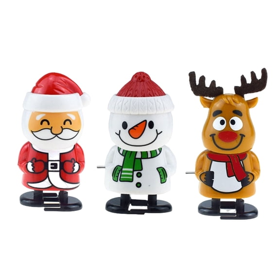 Wosthever ABS coloridos personajes cadena juguetes para saltar Navidad juguetes para niños características divertidas únicas ligero Kits de decoración para fiestas tipo+1