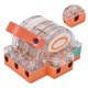 thumbnail image 2 of M Buder Interruptor de Cuchilla de 3 Polos 32A AC 380V Doble Tiro Carcasa Transparente de Cobre con Indicador LED (16.0 cm / 6.30 in), 2 of 9