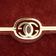 thumbnail image 6 of Pre-Owned Gucci suede handbag, brown, women's, vintage turnlock. (Good), 6 of 19
