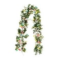 thumbnail image 3 of BLESIYA Easter Garland Decorative Greenery Garland for Mantle Holiday Indoor Outdoor, 3 of 8