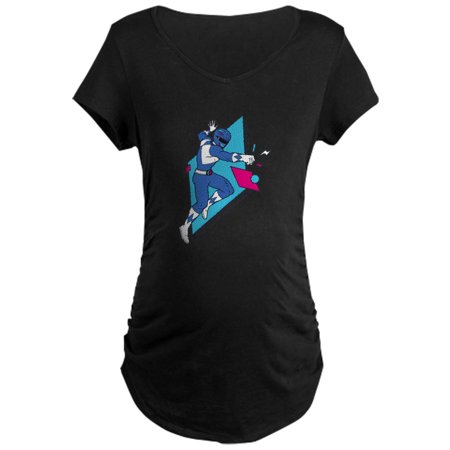 

CafePress - Power Rangers Blue Range Women s Maternity T Shirt - Maternity Dark T-Shirt