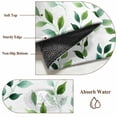 thumbnail image 6 of Green Leaves Entryway Rug 2'x3'&nbsp; Non Slip Front Door Mats, Botanical Spring Country Watercolor Entrance Rugs Indoor Outdoor Carpet, Washable Floor Mats Small Area Rug for Bedroom Kitchen, 6 of 8