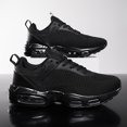 thumbnail image 2 of Men's Breathable Mesh Air Cushion Running Shoes, Lightweight Lace-Up Athletic Sneakers, Shock Absorbing Comfortable Footwear for Gym, Walking, and Daily Activities, 2 of 10