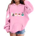 thumbnail image 4 of Qingpeng Boys Girls Hoodie Pullover Sweatshirt Book Lover Halloween Graphic Long Sleeve Top with Pocket, 4 of 5
