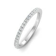 thumbnail image 2 of Certified 1/4ctw Diamond Wedding Band in 10k White Gold (G-H, I1-I2), 2 of 5